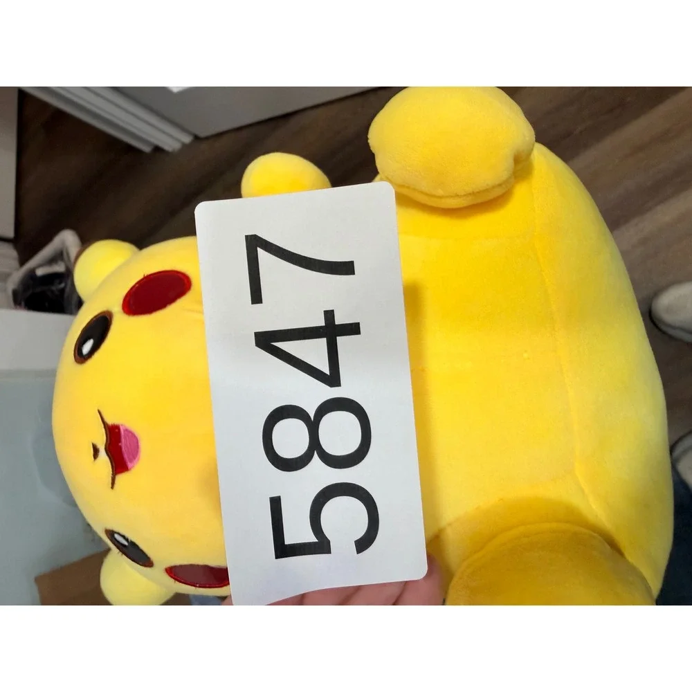 Pokemon Pikachu Plush Stuffed Animal Yellow 10 inch Sitting Toy